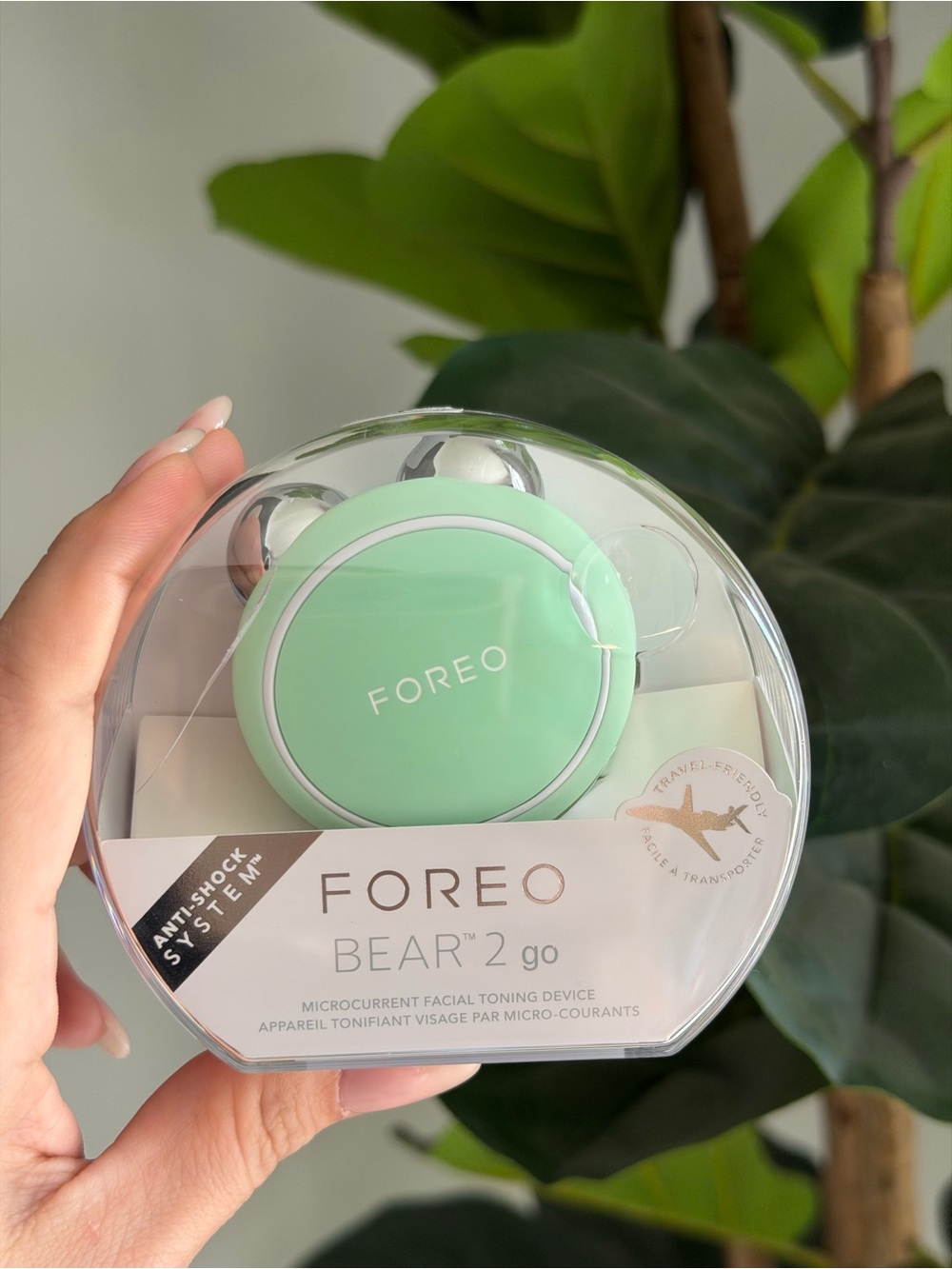FOREO Bear 2 Go Facial Toning Device - mint